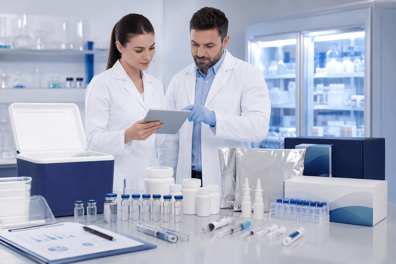 Researchers choosing verified peptide products